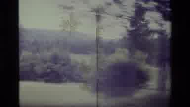 Big Bear California USA (1977): Landscape With Pasture And Trees And A Forest On A
