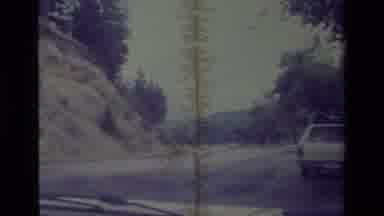 Big Bear California USA (1977): A Video From A Car Parked In The Side Of A Hilly