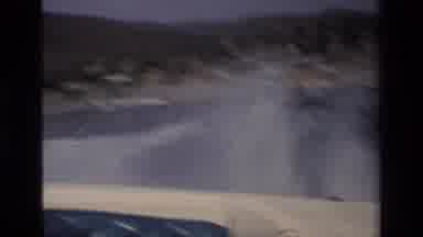 Canyon Lake California USA (1977): A Skier Crosses Boat Wake While Skiing Near