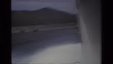 Canyon Lake California USA (1977): Person Doing Water Sky On A Sunny Day On The