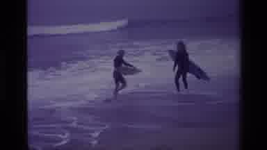 Laguna Beach California USA (1977): Surfing At The Beach