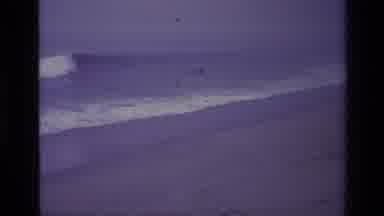 Laguna Beach California USA (1977): Person In Water While They Wait For The Calm