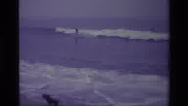 Laguna Beach California USA (1977): An Old Looking Video Of A Person That Is