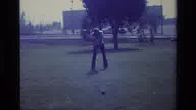 Laguna Beach California USA (1977): Dad Golfing During The Summer At The New Golf