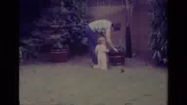 Canyon Lake California USA (1978): Small Child Playing Outside With A Ball And