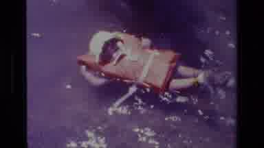 Canyon Lake California USA (1978): A Small Child Floating In The Lake On A Life