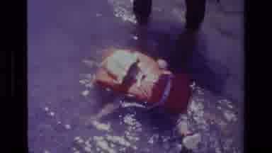 Canyon Lake California USA (1978): The Baby Was Trying To Swim In The Water And