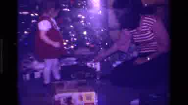 California USA (1979): Christmas Morning Early Gift Present Tree Lights Family Fun