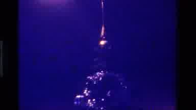 California USA (1979): Zooming Out On A Decorated Christmas Tree