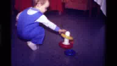 California USA (1979): A Cute Little Boy Clapping Happily After A Successful