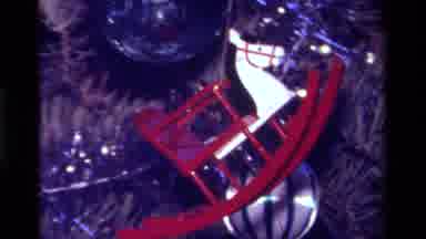 California USA (1979): Different Colorful And Creative Ornaments On The Christmas