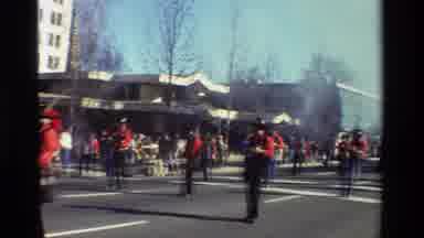 California USA (1981): People Enjoying A Parade