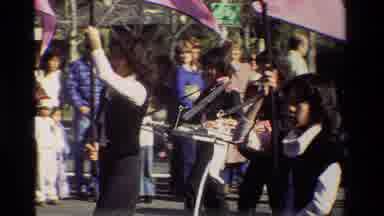 California USA (1981): Different Groups Of People Showcasing Their Talents In A