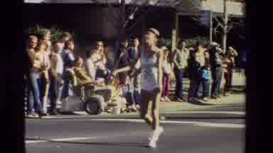 California USA (1981): A Parade Involving A Woman Juggling And A Man Holding A