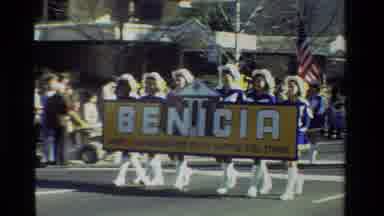 California USA (1981): A Band Walking On A Road/