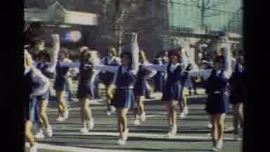 California USA (1981): People Enjoying A Big Parade