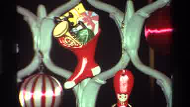 California USA (1981): Christmas Stocking Stuffed With Fun Toys