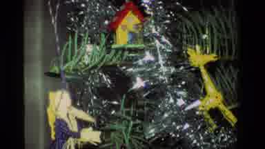 California USA (1981): House Ornament In Christmas Tree And Silver Bell With Red