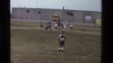 California USA (1981): The Football Competition Is Going On The Ground The