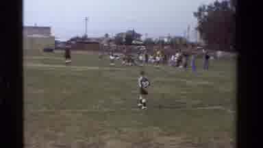 California USA (1981): Little Kids Playing Soccer On A Field On A Sunday Afternoon