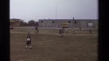 California USA (1981): Two Elementary School Girl Soccer Teams Square Off On A