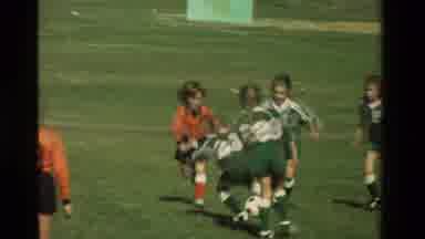 California USA (1981): Children Playing Football