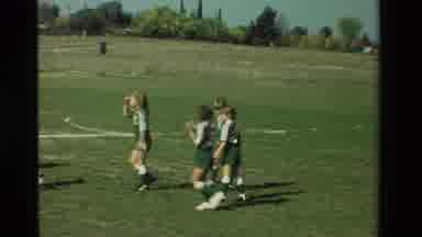California USA (1981): The Childrens Are Playing The Game One Girl Was Sick