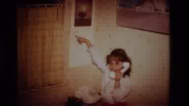California USA (1984): A Young Girl On The Telephone While Pointing To A Date On