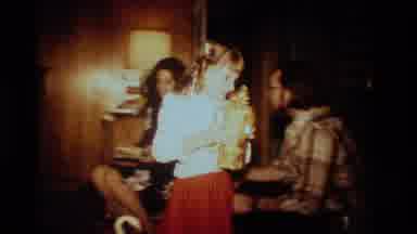 California USA (1984): Family Opening Presents On Christmas Day