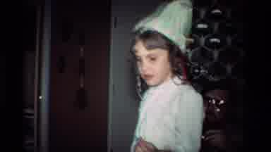 California USA (1984): Girl Playing Toys Imaging Being A Fairy