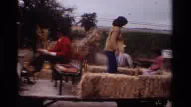 California USA (1984): This Video Shows A Mother Or Grandmother And Young Girl