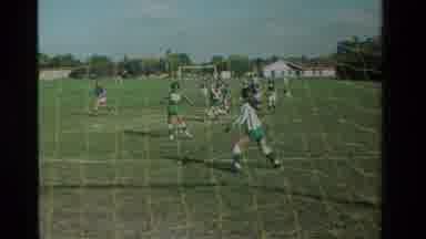 California USA (1984): The Childrens Are Playing In The Foot Ballet Is Very Nice