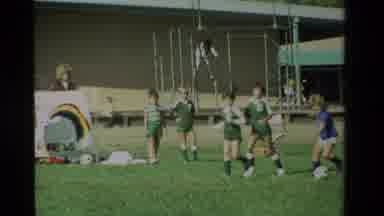 California USA (1984): Girls Playing Soccer