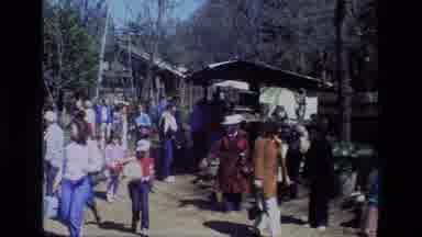 Daffodil Hill California USA (1985): People Walking In An Outdoor Market And