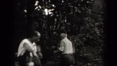 New York USA-1938: Two Men Guided Through Jungle By Local Guide