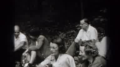 Because who needs a table when you have tree stumps and hunger?