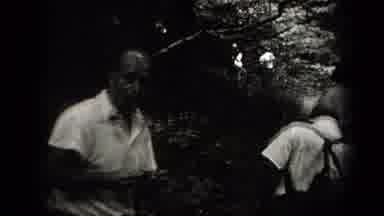 New York USA (1938): Black And White Video Of People Hiking In The Woods