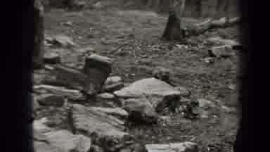 New York USA (1938): Steam Coming Out Of The Ground With Unknown Objects Around