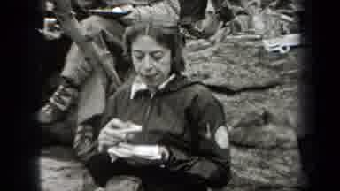 New York USA (1938): Black And White Video Showing Old People Eating Food