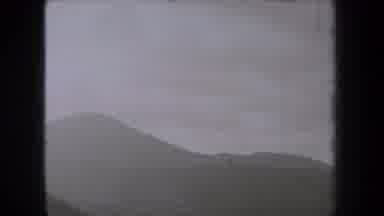 New York USA (1938): Black And White Film Showing Several Hills And Very Cloudy