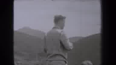 New York USA (1938): Men Passed Out In The Wilderness Possibly Drunk