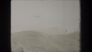 New York USA (1938): A View Of The Mountains And Trees Through The Fog And