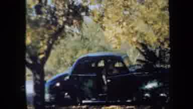 New York USA (1939): Windy Day In Old Car