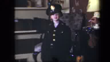 New York USA (1939): The Little Boy Dreamed Of Being A Police Officer