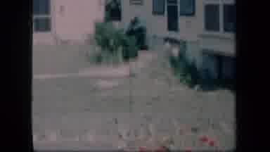 New York USA-1958: House With Garden