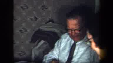 New York USA (1958): Family Dinner Maybe A Holiday Or Something Everyone Looks
