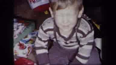 New York USA (1958): A Christmas Tree Bringing Very Sweet Joy To A Child's Face