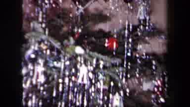 New York USA (1958): Decorated Colorful Christmas Tree