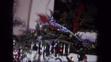 New York USA (1958): Christmas Greenery Hung On The Wall Bright Red Green And