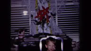 New York USA (1958): Home Video Of Boys Sitting At The Table Laughing Together